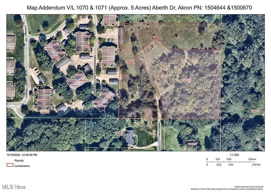 5 Acres of Residential Land for Sale in Akron, Ohio