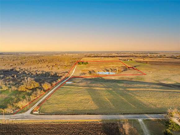 12.93 Acres of Land with Home for Sale in Taylor, Texas