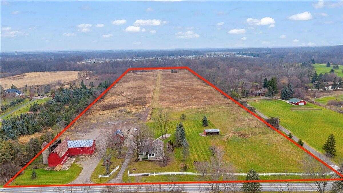 30.27 Acres of Land with Home for Sale in Northville, Michigan