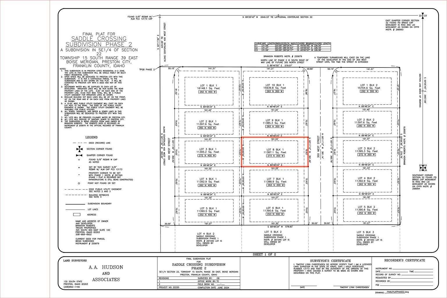 0.26 Acres of Residential Land for Sale in Preston, Idaho