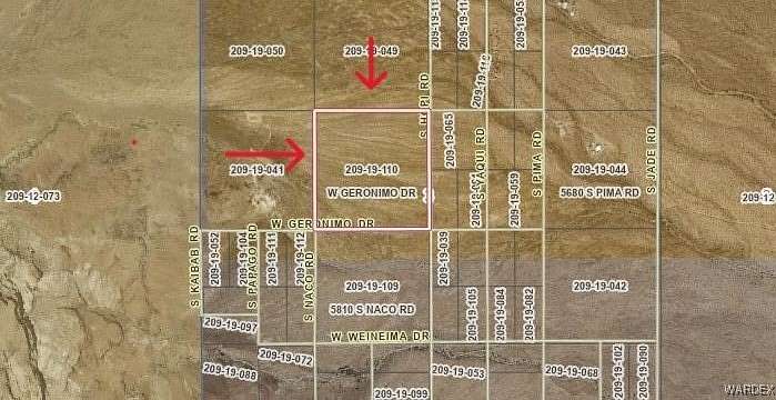 40 Acres of Agricultural Land for Sale in Golden Valley, Arizona