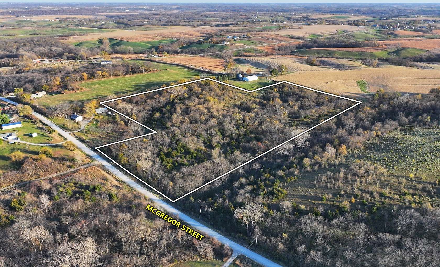 20.7 Acres of Agricultural Land for Sale in St. Charles, Iowa