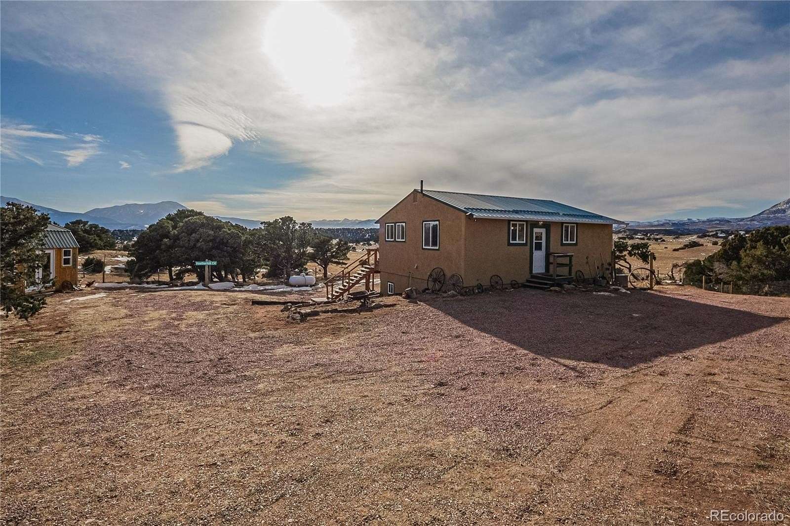 7.67 Acres of Residential Land with Home for Sale in Walsenburg, Colorado