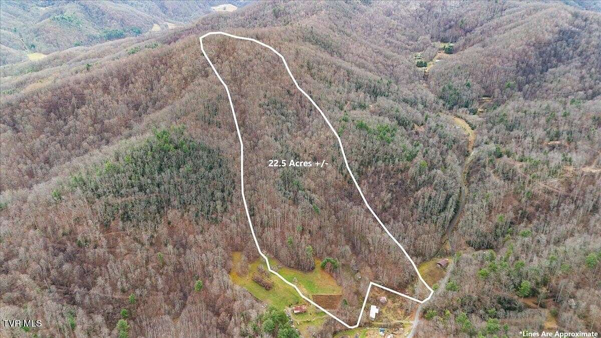 22.5 Acres of Recreational Land for Sale in Flag Pond, Tennessee