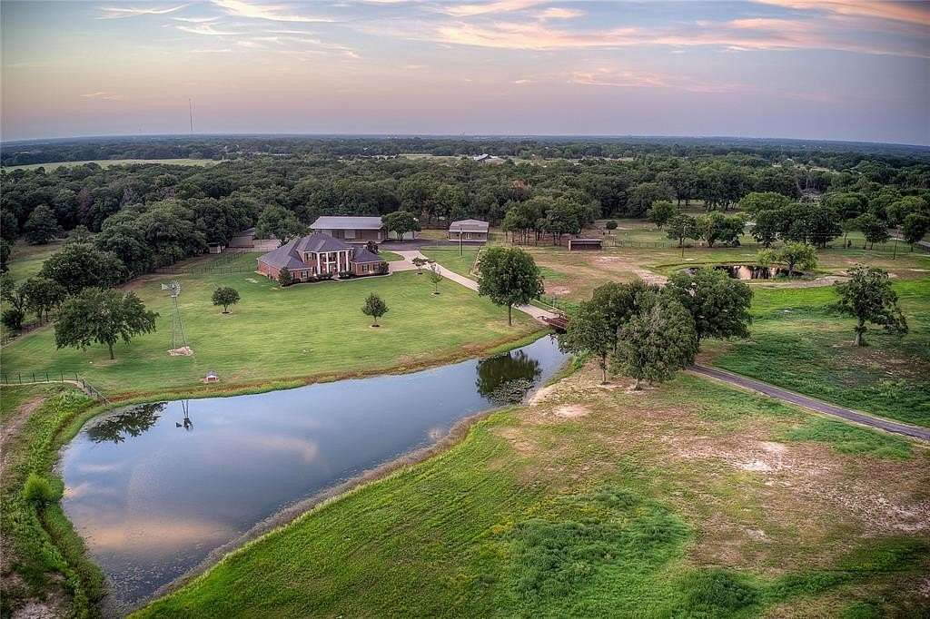 22.99 Acres of Agricultural Land with Home for Sale in Caddo Mills, Texas