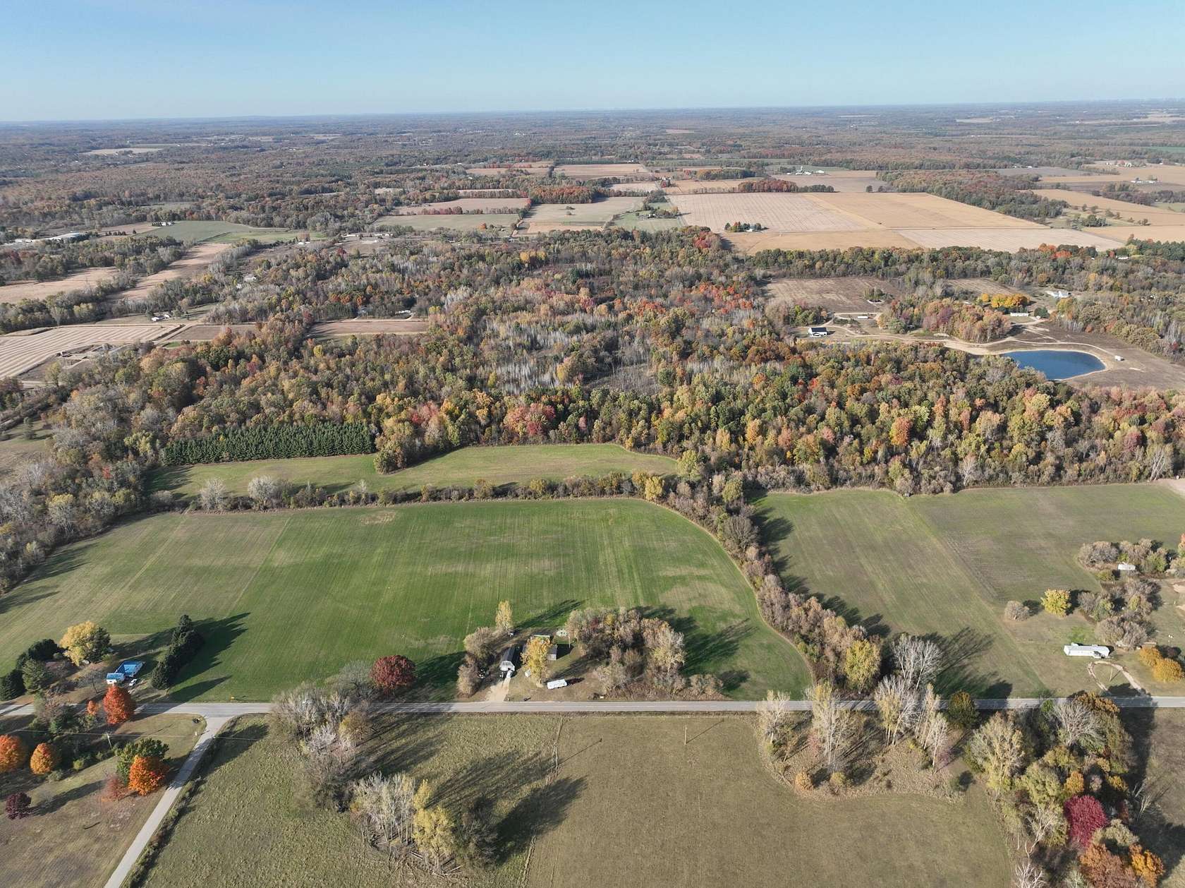 18.55 Acres of Recreational Land for Sale in Crystal, Michigan