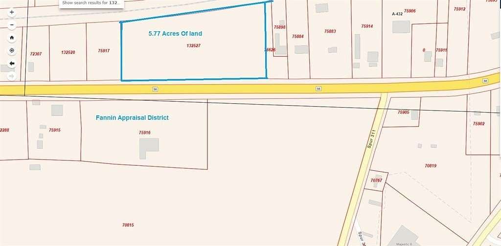 5.77 Acres of Mixed-Use Land for Sale in Bonham, Texas