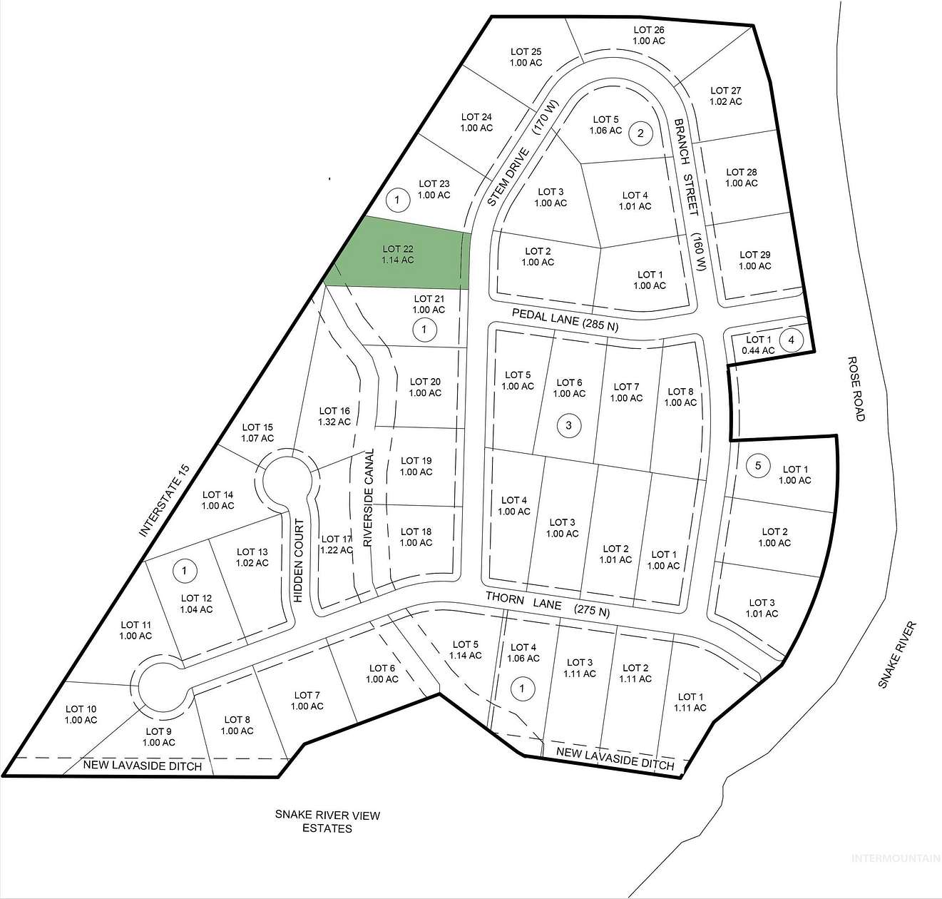 1.14 Acres of Land for Sale in Blackfoot, Idaho