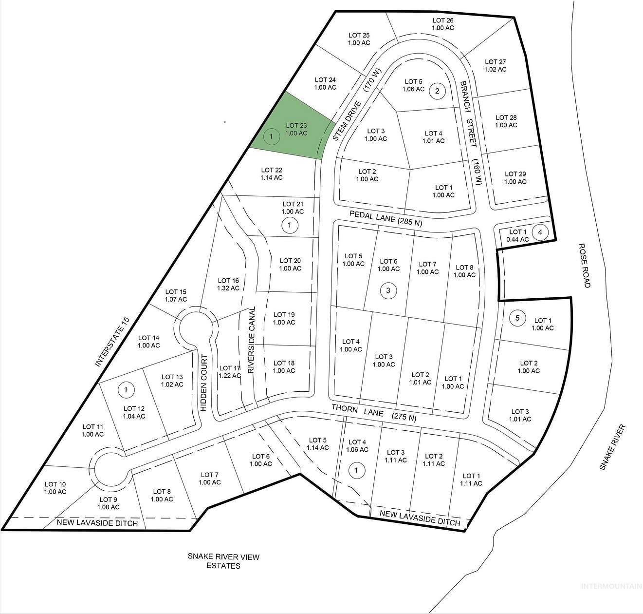 1 Acre of Land for Sale in Blackfoot, Idaho