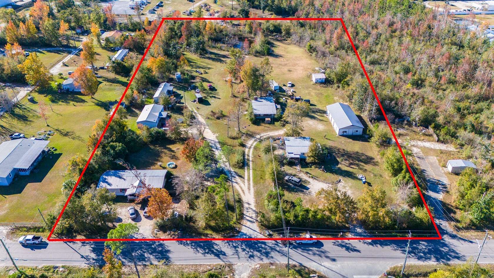 5 Acres of Residential Land with Home for Sale in Panama City, Florida