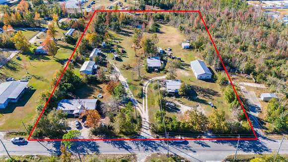 5 Acres of Residential Land with Home for Sale in Panama City, Florida