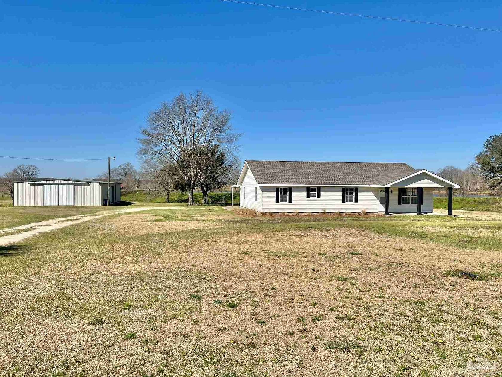 14.8 Acres of Land with Home for Sale in Atmore, Alabama