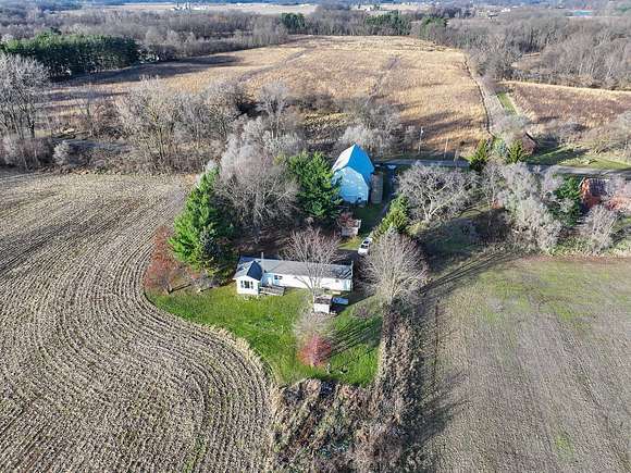 2 Acres of Residential Land with Home for Auction in Orland, Indiana