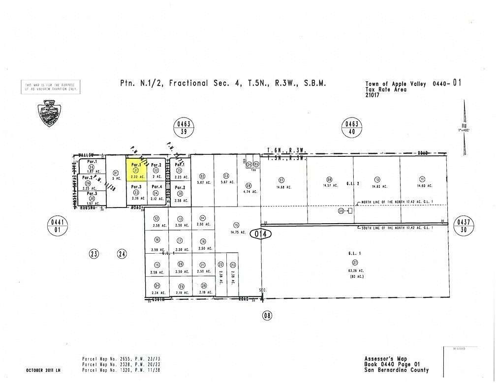 2.066 Acres of Residential Land for Sale in Apple Valley, California