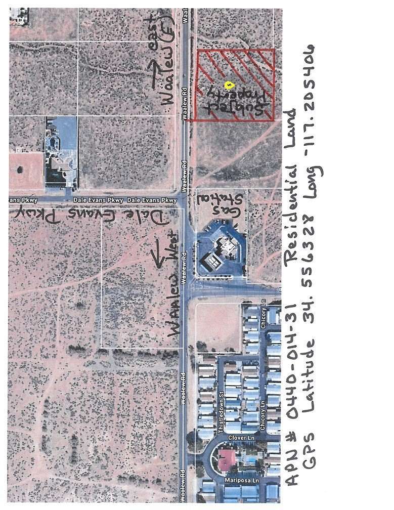 2 Acres of Residential Land for Sale in Apple Valley, California