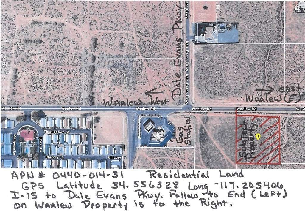 2 Acres of Residential Land for Sale in Apple Valley, California