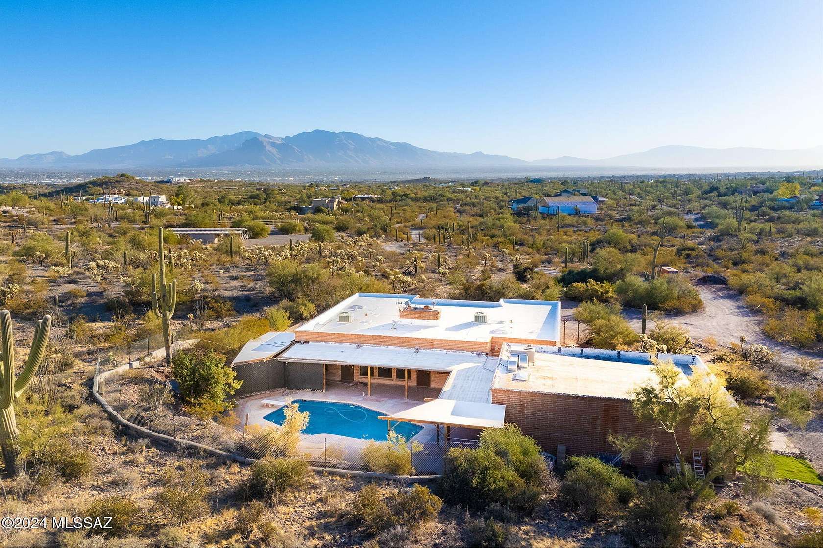 4.78 Acres of Residential Land with Home for Sale in Tucson, Arizona