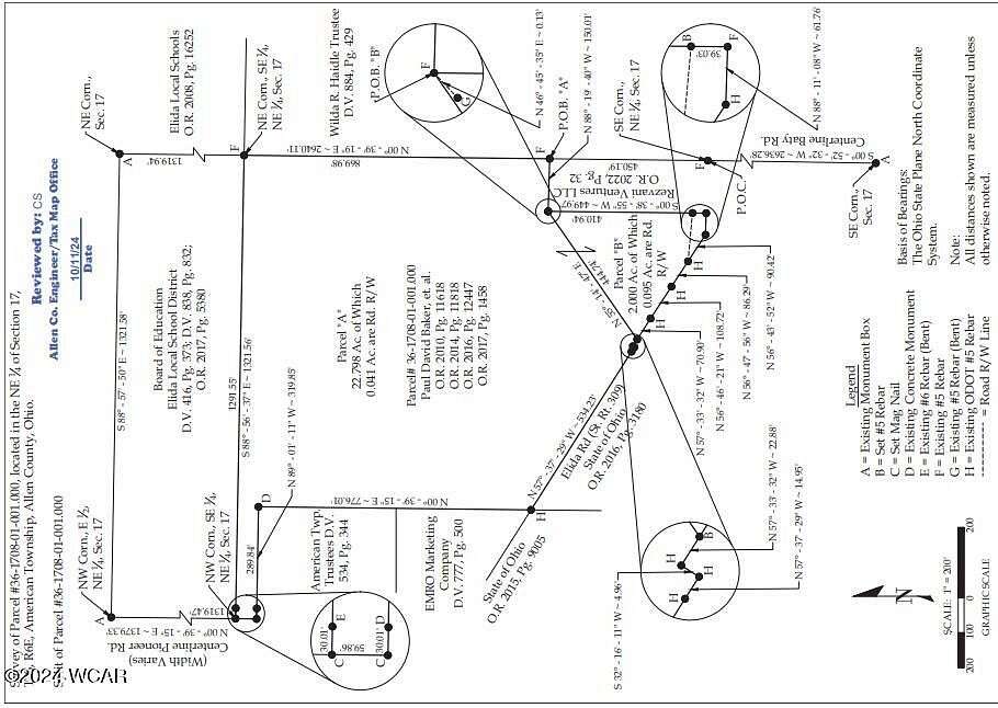 22.8 Acres of Commercial Land for Sale in Elida, Ohio