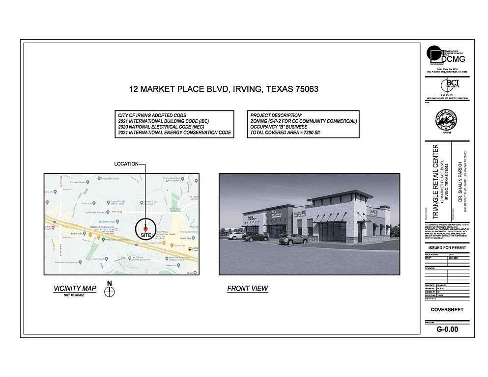 0.864 Acres of Commercial Land for Lease in Irving, Texas