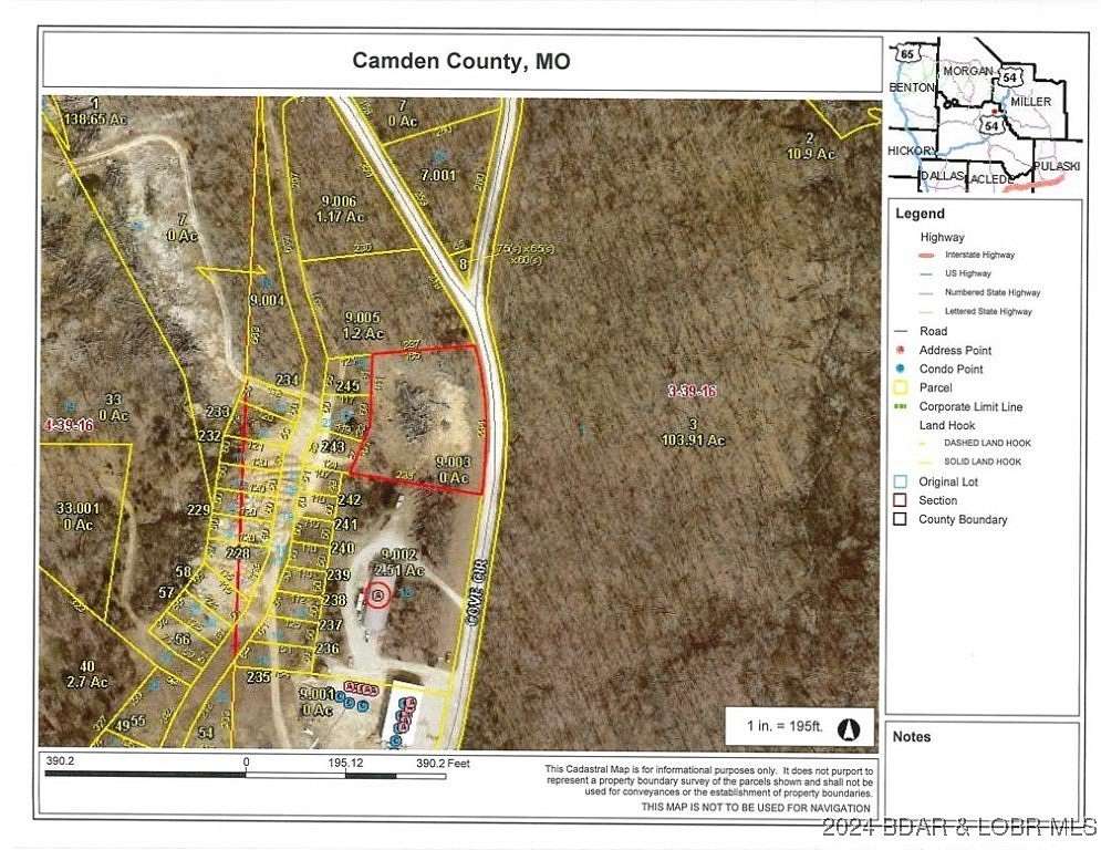 1.22 Acres of Residential Land for Sale in Sunrise Beach, Missouri