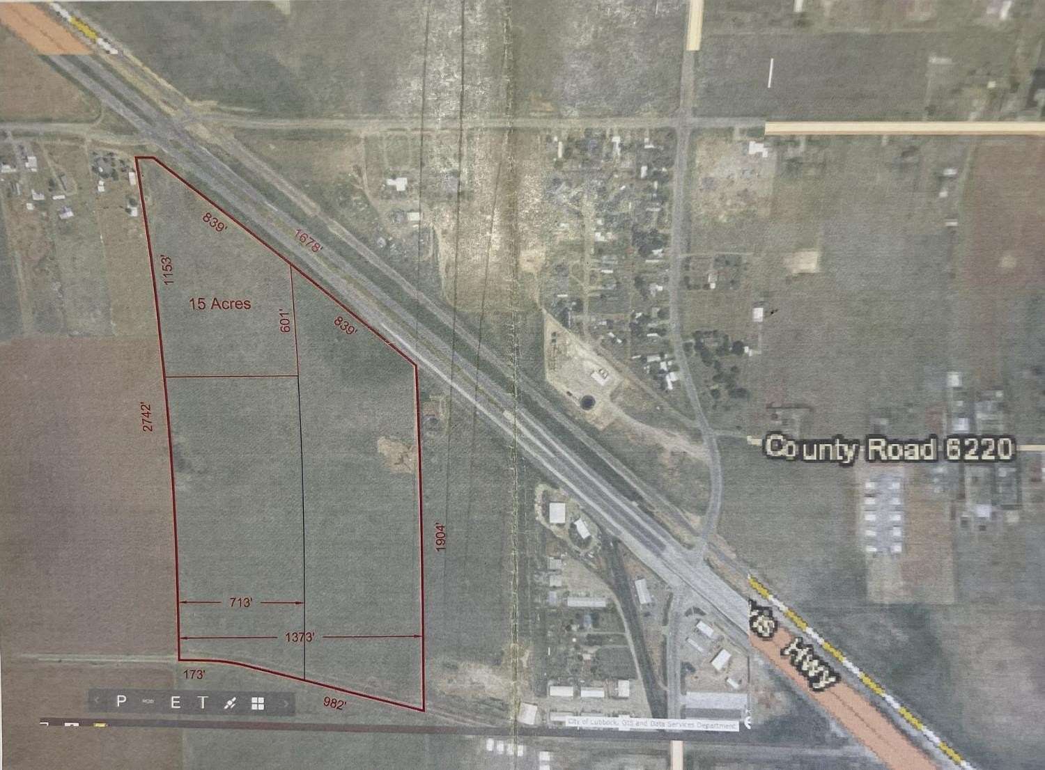 15 Acres of Land for Sale in Lubbock, Texas