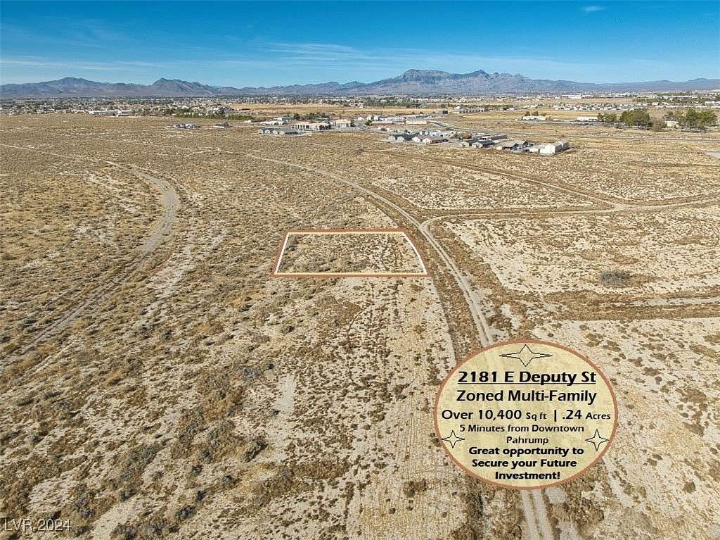 0.24 Acres of Residential Land for Sale in Pahrump, Nevada