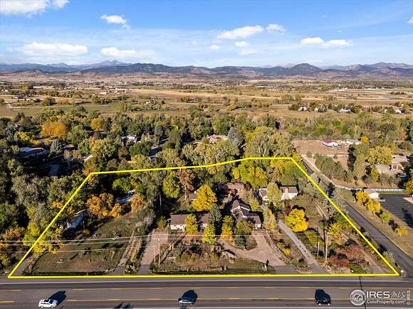 3.85 Acres of Residential Land with Home for Sale in Loveland, Colorado