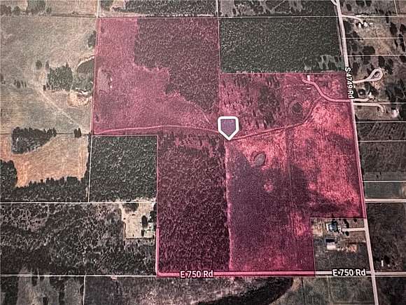 194 Acres of Agricultural Land for Sale in Westville, Oklahoma