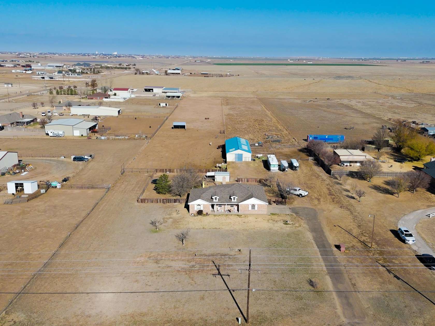 5 Acres of Land with Home for Sale in Amarillo, Texas