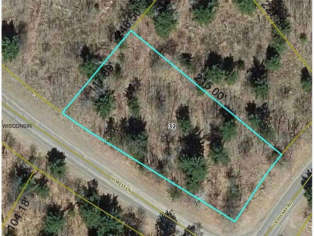 0.524 Acres of Land for Sale in Danbury, Wisconsin