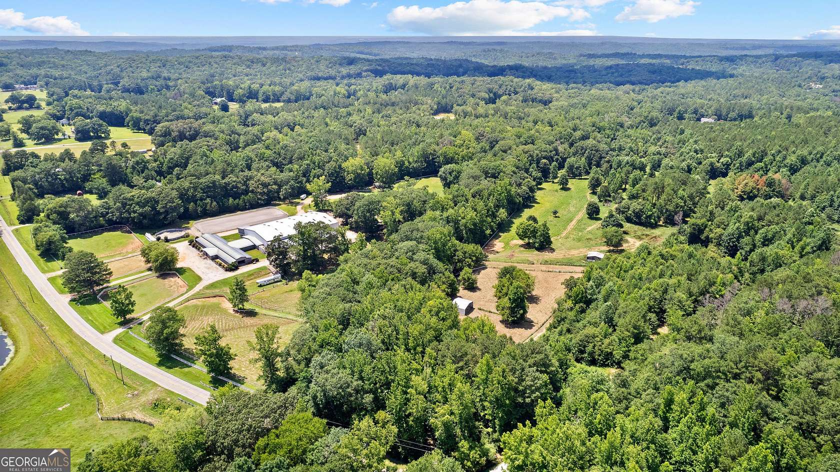 49.4 Acres of Agricultural Land with Home for Sale in Newnan, Georgia