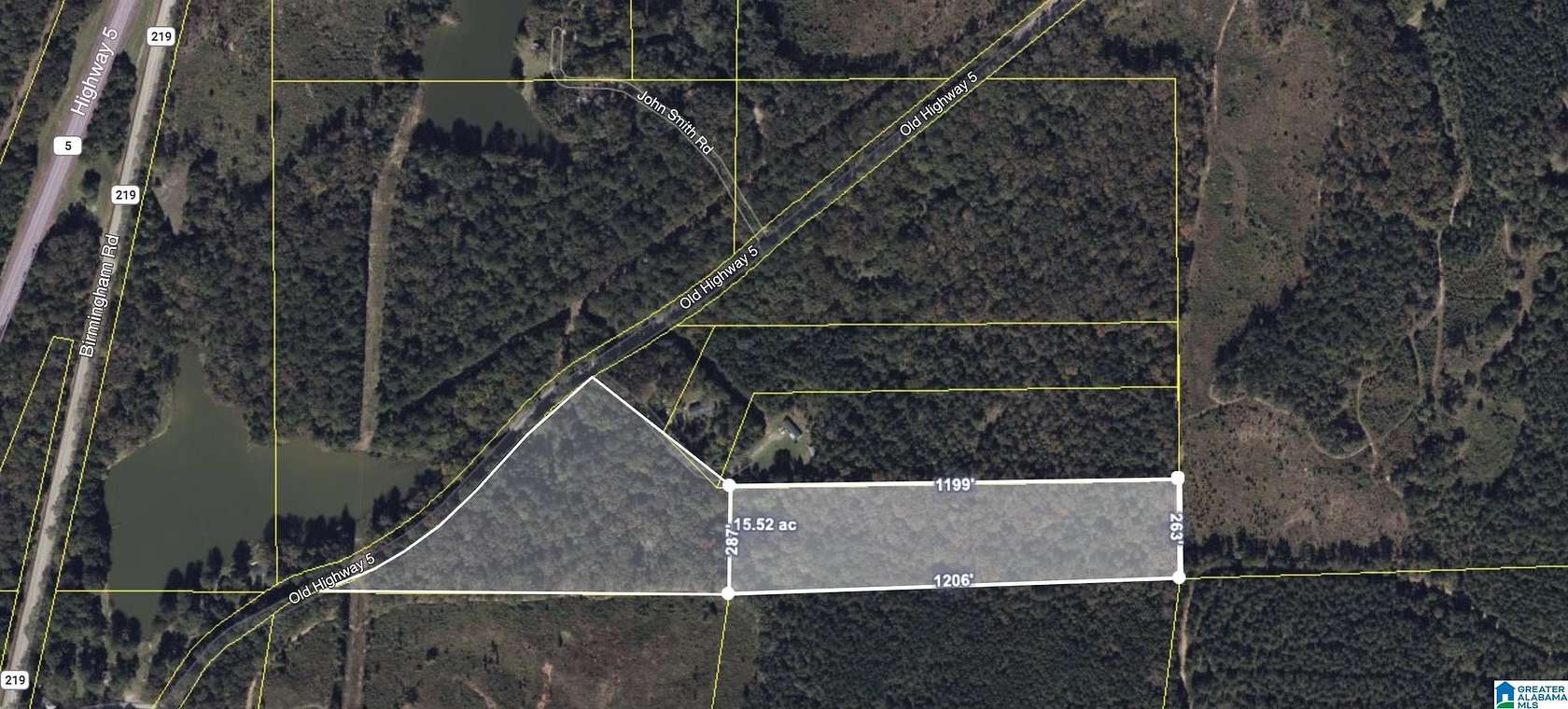 15.41 Acres of Recreational Land for Sale in West Blocton, Alabama