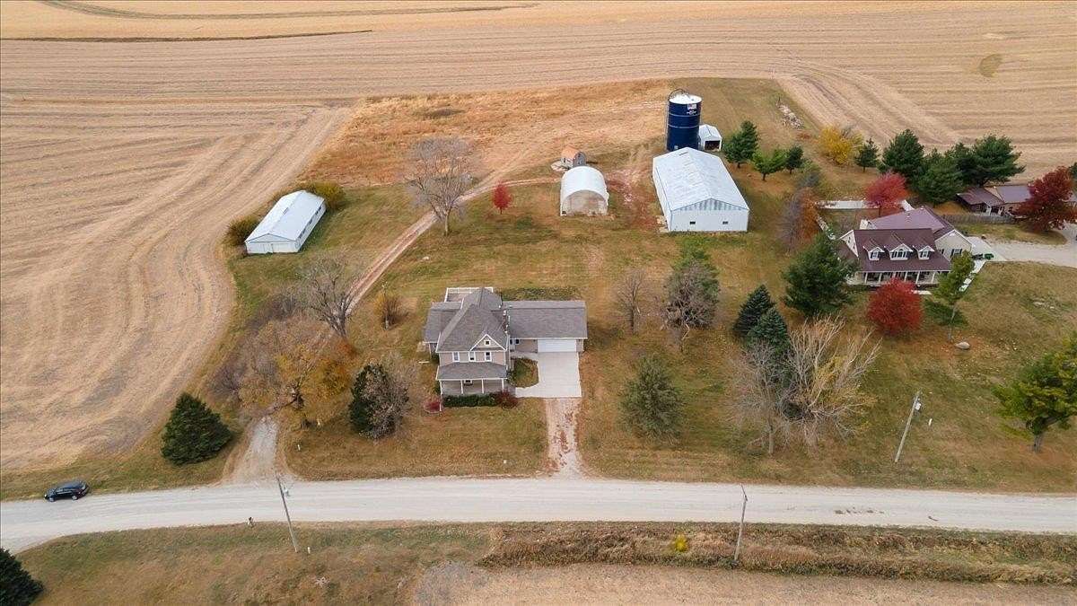 10.07 Acres of Land with Home for Sale in La Porte City, Iowa