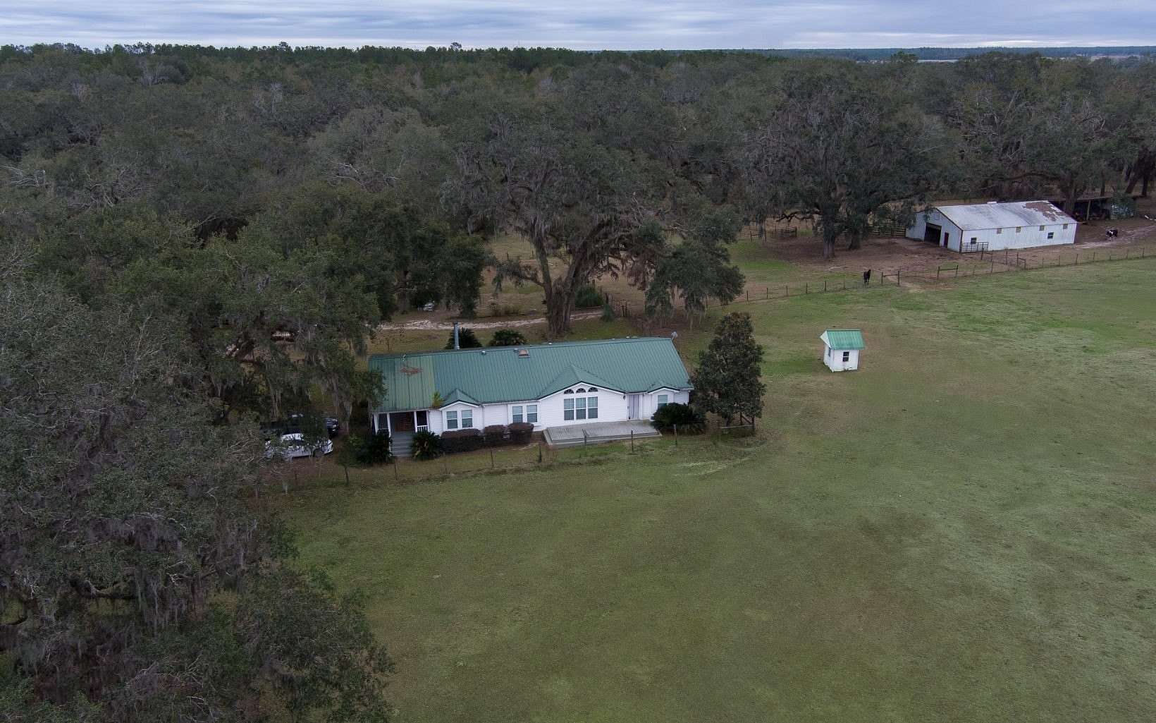 18.18 Acres of Land with Home for Sale in Live Oak, Florida