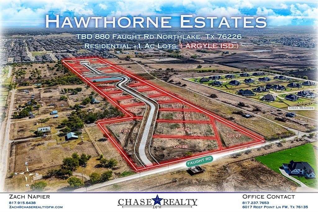 0.9 Acres of Residential Land for Sale in Northlake, Texas