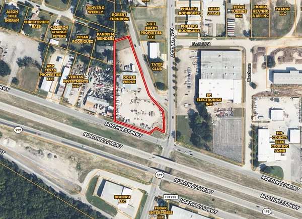 2.3 Acres of Commercial Land for Sale in Azle, Texas