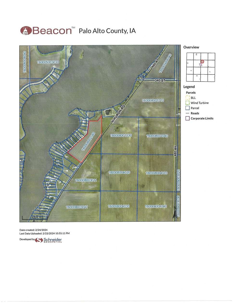 18.85 Acres of Land for Sale in Emmetsburg, Iowa