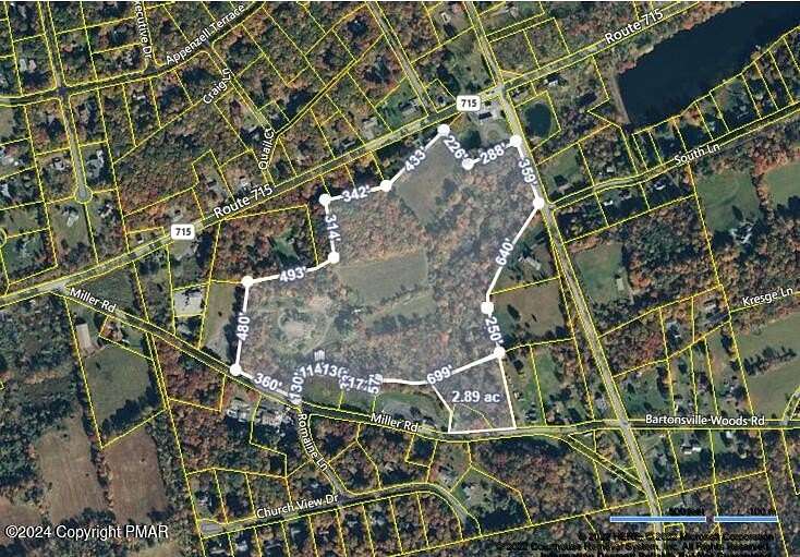 28.85 Acres of Commercial Land for Sale in Pocono Pines, Pennsylvania