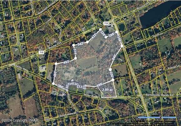 28.85 Acres of Commercial Land for Sale in Stroudsburg, Pennsylvania