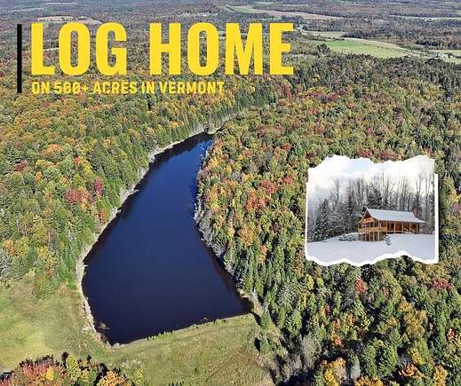 519.3 Acres of Recreational Land with Home for Sale in Barton, Vermont