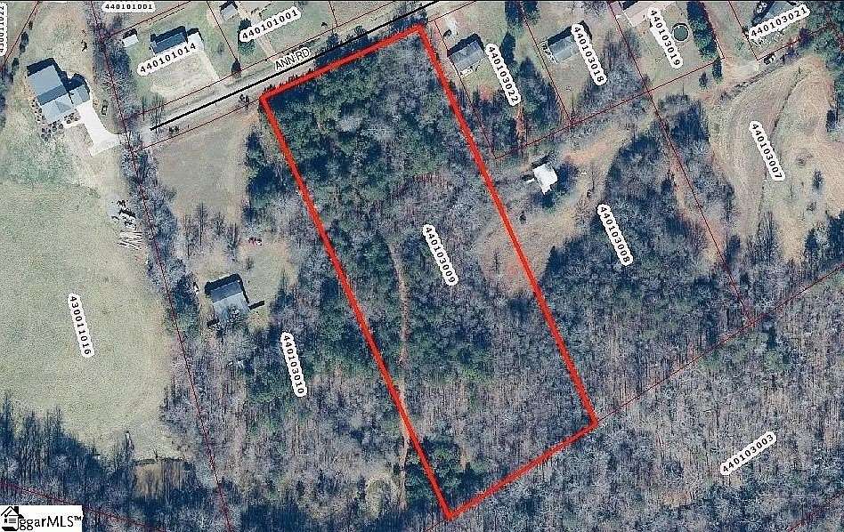 4.12 Acres of Land for Sale in Anderson, South Carolina