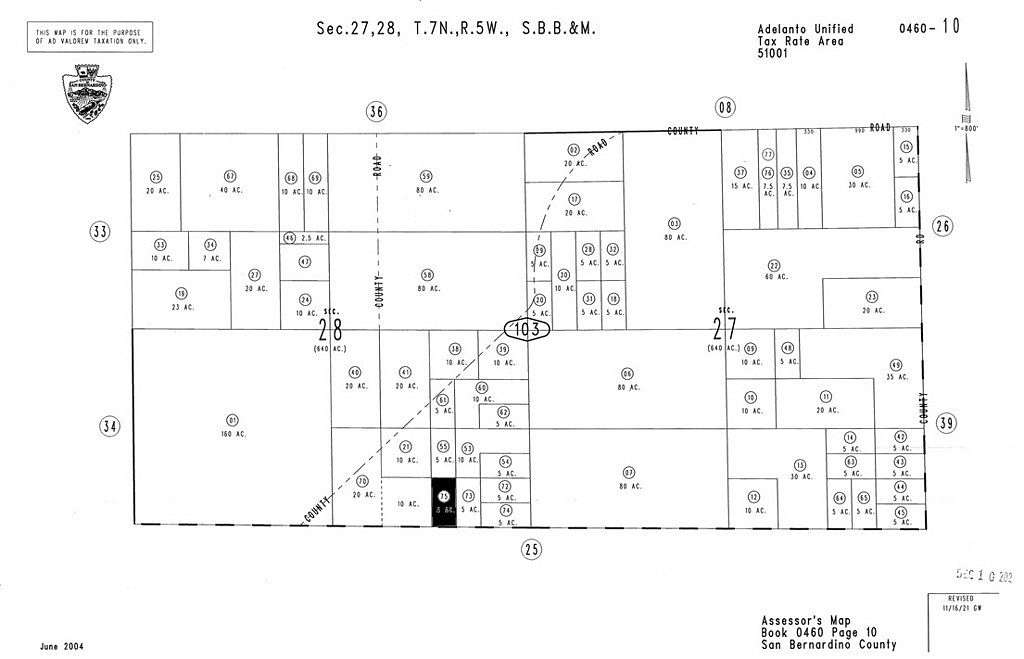 5 Acres of Land for Sale in Adelanto, California