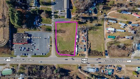 1.65 Acres of Commercial Land for Sale in Franklin, North Carolina