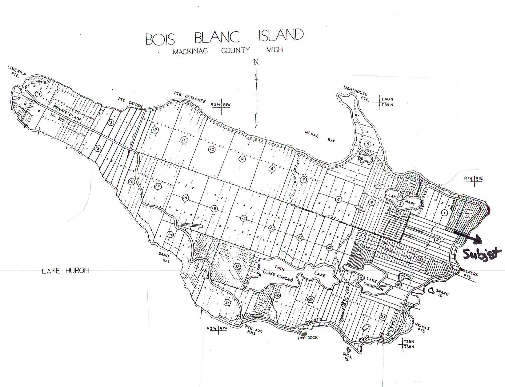 0.24 Acres of Residential Land for Sale in Bois Blanc Township, Michigan