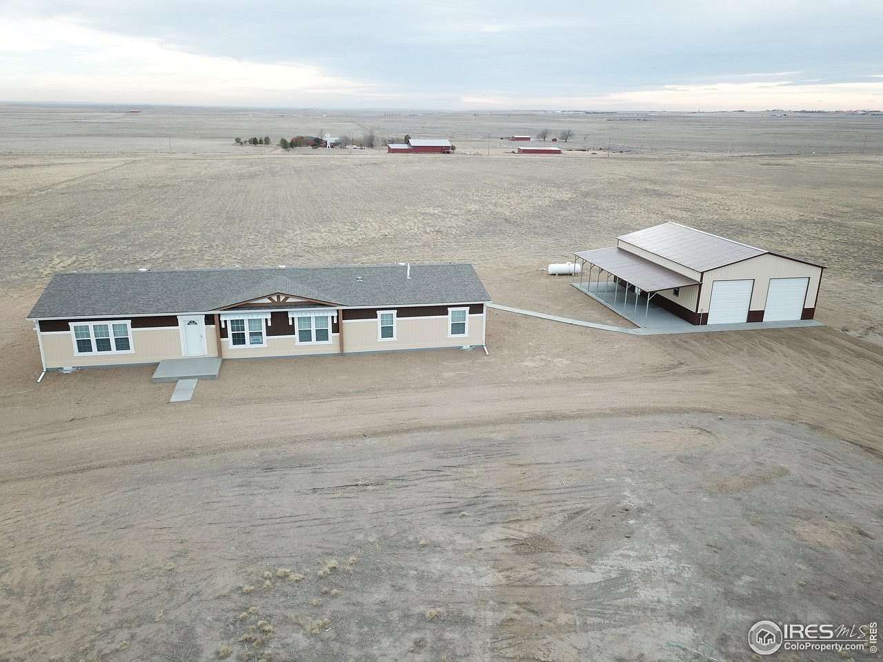 39 Acres of Land with Home for Sale in Briggsdale, Colorado