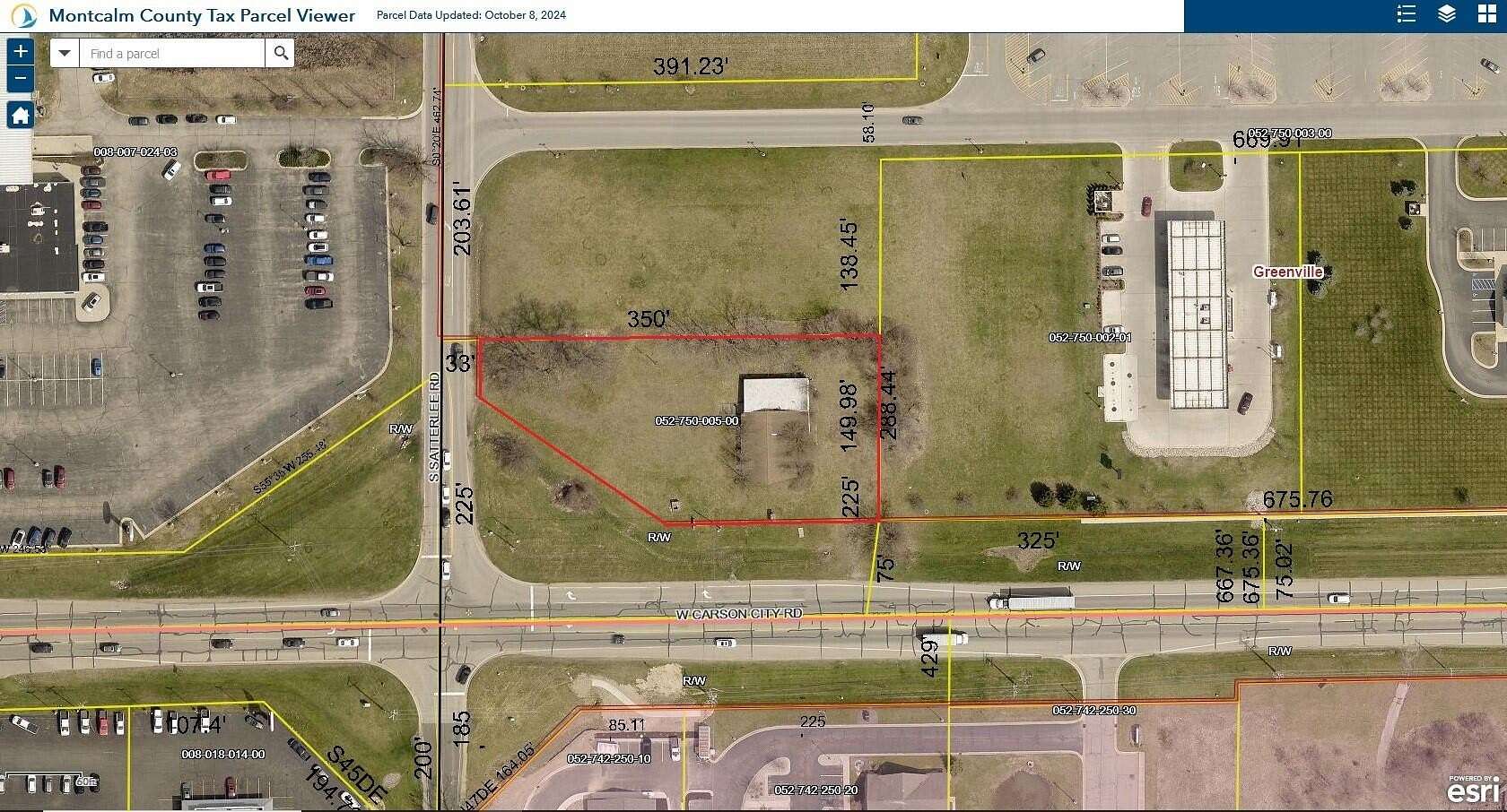 0.91 Acres of Commercial Land for Sale in Greenville, Michigan