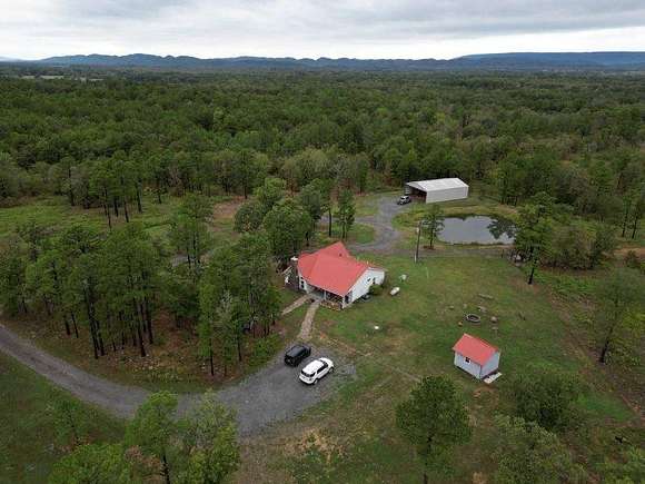 40 Acres of Land with Home for Sale in Talihina, Oklahoma