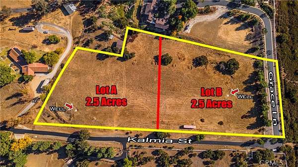 5 Acres of Agricultural Land for Sale in Murrieta, California