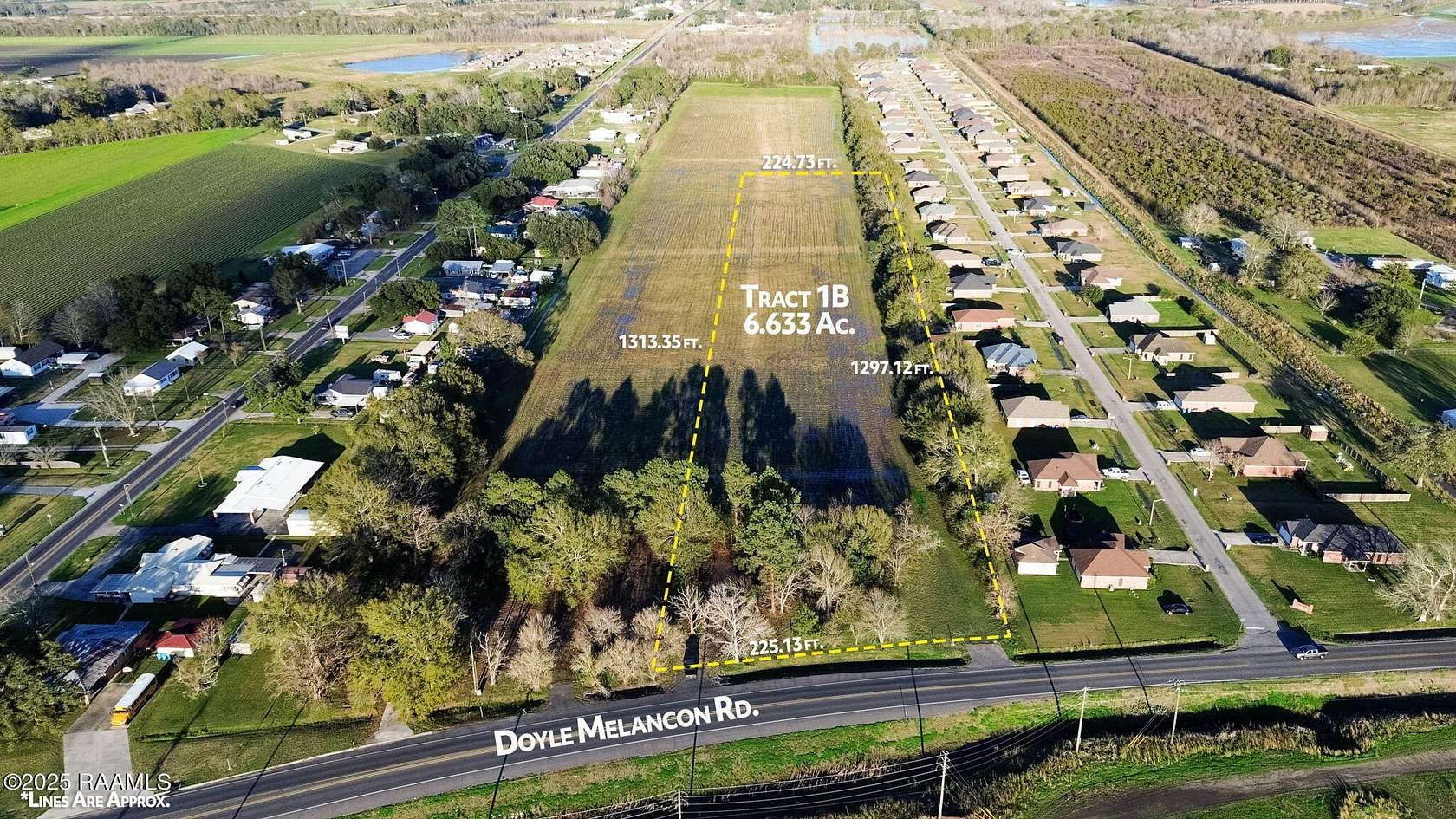 6.63 Acres of Mixed-Use Land for Sale in Breaux Bridge, Louisiana