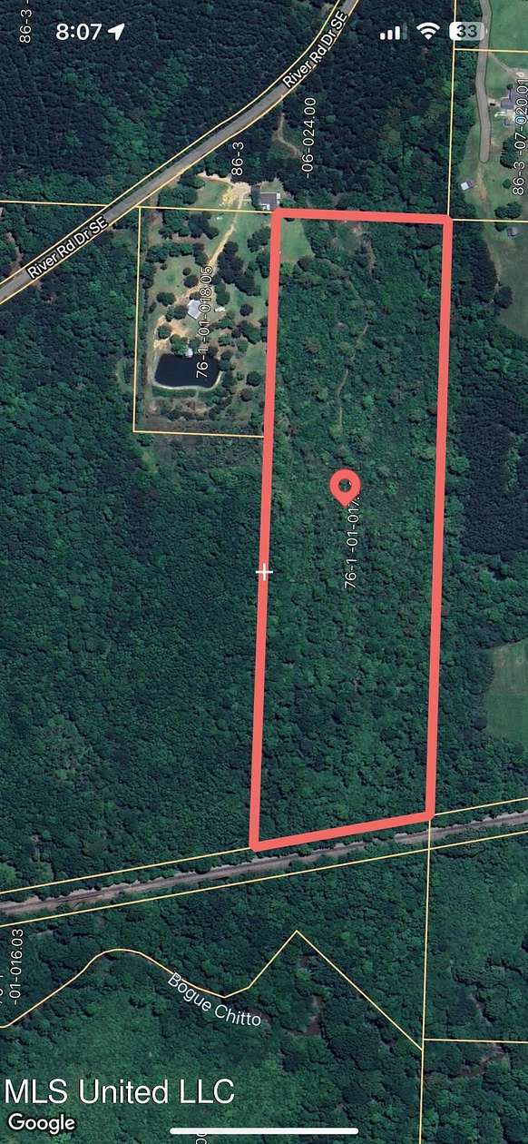 23.67 Acres of Land for Sale in Bogue Chitto, Mississippi